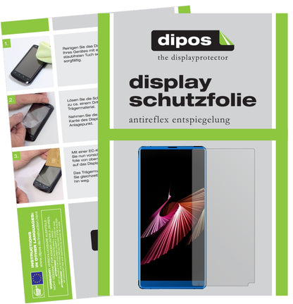 Matte Displayschutzfolie von dipos passend für M-HORSE Pure 2, präziser Zuschnitt und blasenfrei montiert
