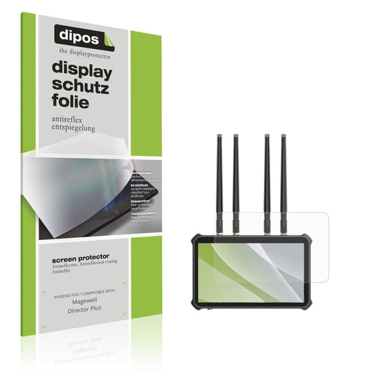 Matte Displayschutzfolie von dipos passend für Magewell Director Plus, präziser Zuschnitt und blasenfrei montiert