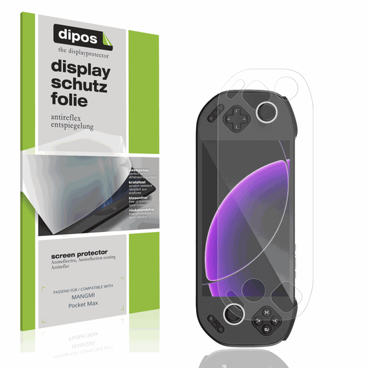 Matte Displayschutzfolie von dipos passend für MANGMI Pocket Max, präziser Zuschnitt und blasenfrei montiert