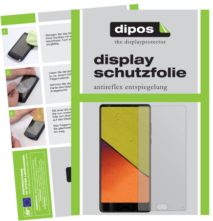 Matte Displayschutzfolie von dipos passend für Maze Alpha X, präziser Zuschnitt und blasenfrei montiert