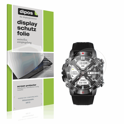 Matte Displayschutzfolie von dipos passend für Mdawnpeaks KR10, präziser Zuschnitt und blasenfrei montiert