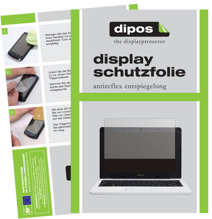 Matte Displayschutzfolie von dipos passend für Medion Akoya E11202, präziser Zuschnitt und blasenfrei montiert