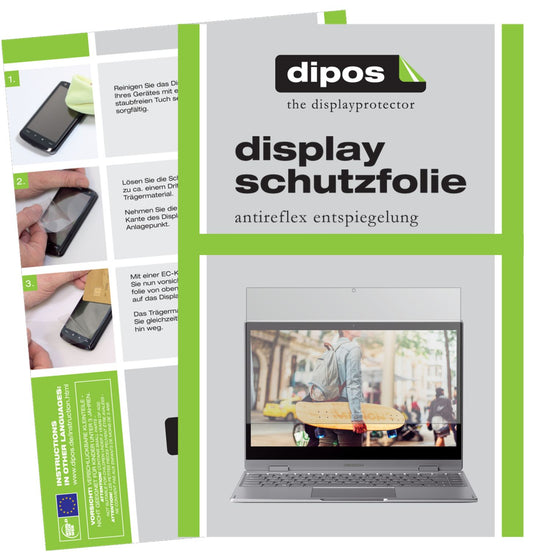 Matte Displayschutzfolie von dipos passend für Medion Akoya E4272, präziser Zuschnitt und blasenfrei montiert
