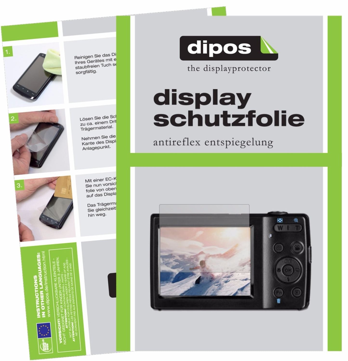Matte Displayschutzfolie von dipos passend für Medion Life E44057, präziser Zuschnitt und blasenfrei montiert