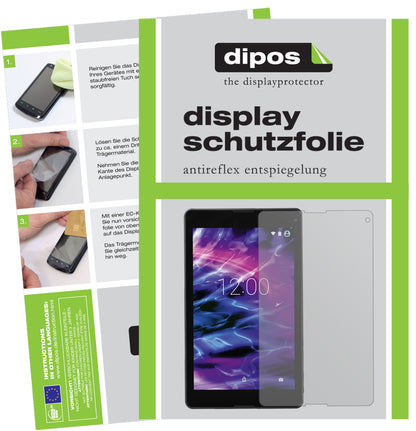 Matte Displayschutzfolie von dipos passend für Medion Lifetab P8524, präziser Zuschnitt und blasenfrei montiert