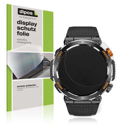Matte Displayschutzfolie von dipos passend für MEGALITH K59, präziser Zuschnitt und blasenfrei montiert
