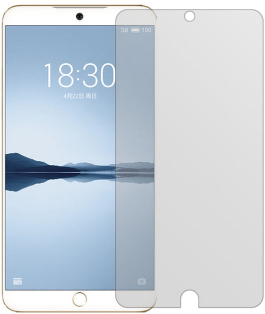 Matte Displayschutzfolie von dipos passend für Meizu 15, präziser Zuschnitt und blasenfrei montiert