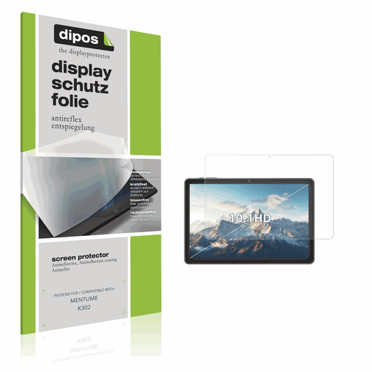 Matte Displayschutzfolie von dipos passend für MENTUME K302, präziser Zuschnitt und blasenfrei montiert