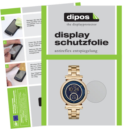 Matte Displayschutzfolie von dipos passend für Michael Kors Sofie, präziser Zuschnitt und blasenfrei montiert