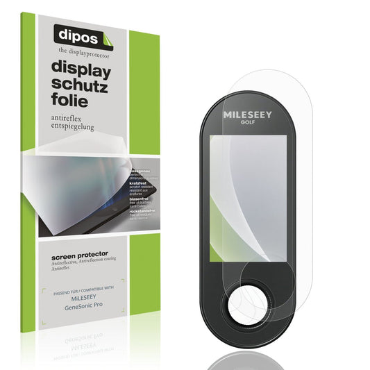 Matte Displayschutzfolie von dipos passend für MiLESEEY GeneSonic Pro, präziser Zuschnitt und blasenfrei montiert