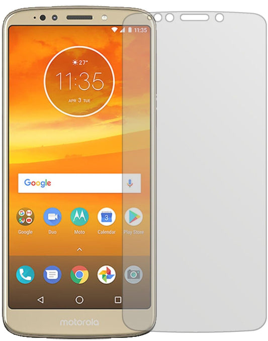Matte Displayschutzfolie von dipos passend für Motorola Moto E5, präziser Zuschnitt und blasenfrei montiert