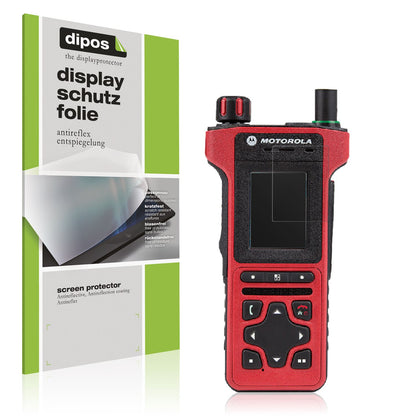 Matte Displayschutzfolie von dipos passend für Motorola MTP8500Ex, präziser Zuschnitt und blasenfrei montiert