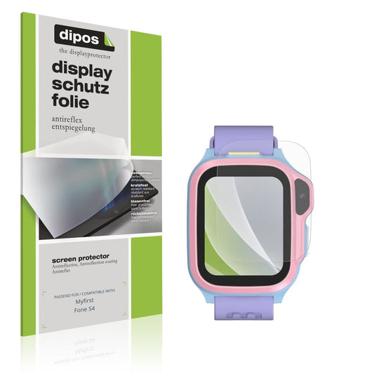 Matte Displayschutzfolie von dipos passend für Myfirst Fone S4, präziser Zuschnitt und blasenfrei montiert