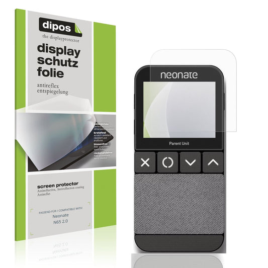 Matte Displayschutzfolie von dipos passend für Neonate N65 2.0, präziser Zuschnitt und blasenfrei montiert