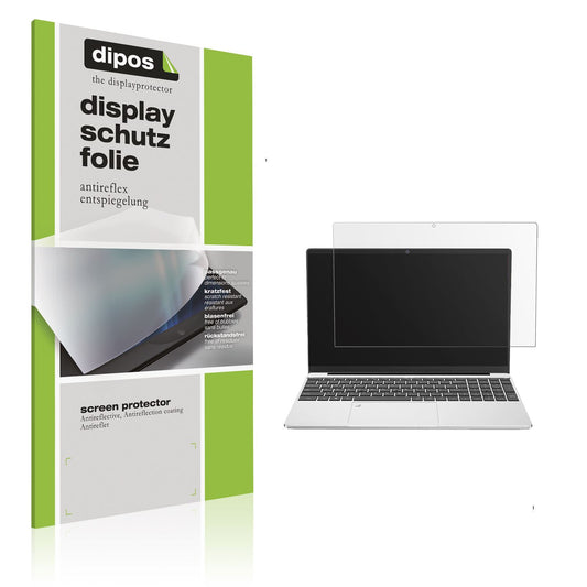 Matte Displayschutzfolie von dipos passend für Ninkear N15 Air, präziser Zuschnitt und blasenfrei montiert