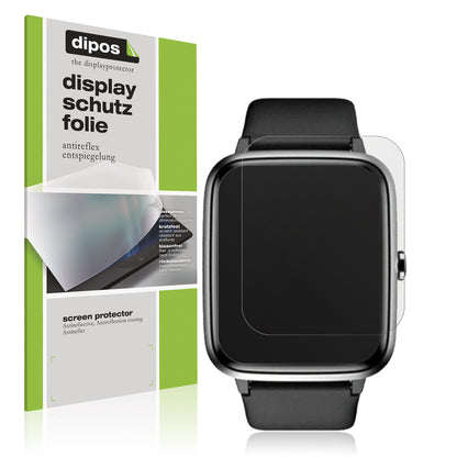 Matte Displayschutzfolie von dipos passend für Noise ColorFit Pro 2, präziser Zuschnitt und blasenfrei montiert
