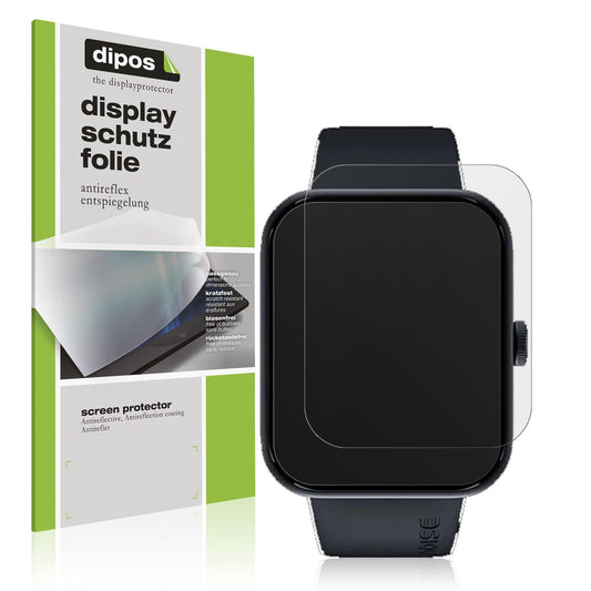 Matte Displayschutzfolie von dipos passend für Noise ColorFit Pulse Go Buzz, präziser Zuschnitt und blasenfrei montiert