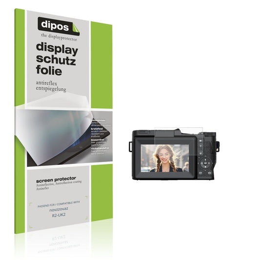 Matte Displayschutzfolie von dipos passend für novzzovaz R2-UK2, präziser Zuschnitt und blasenfrei montiert