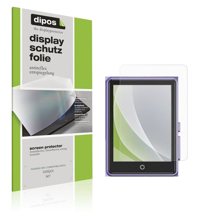 Matte Displayschutzfolie von dipos passend für ODEJOI M7, präziser Zuschnitt und blasenfrei montiert