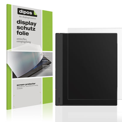 Matte Displayschutzfolie von dipos passend für Onyx Boox Note Air 4 C, präziser Zuschnitt und blasenfrei montiert