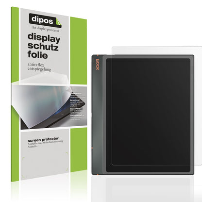 Matte Displayschutzfolie von dipos passend für Onyx Boox Note Air3, präziser Zuschnitt und blasenfrei montiert