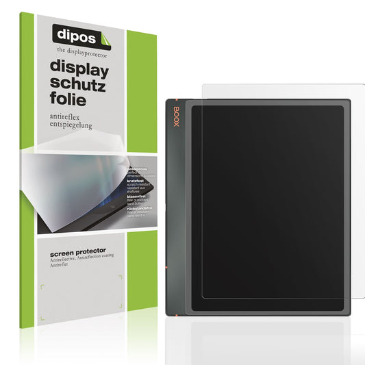 Matte Displayschutzfolie von dipos passend für Onyx Boox Note Air3, präziser Zuschnitt und blasenfrei montiert