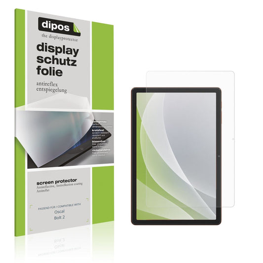 Matte Displayschutzfolie von dipos passend für Oscal Bolt 2, präziser Zuschnitt und blasenfrei montiert