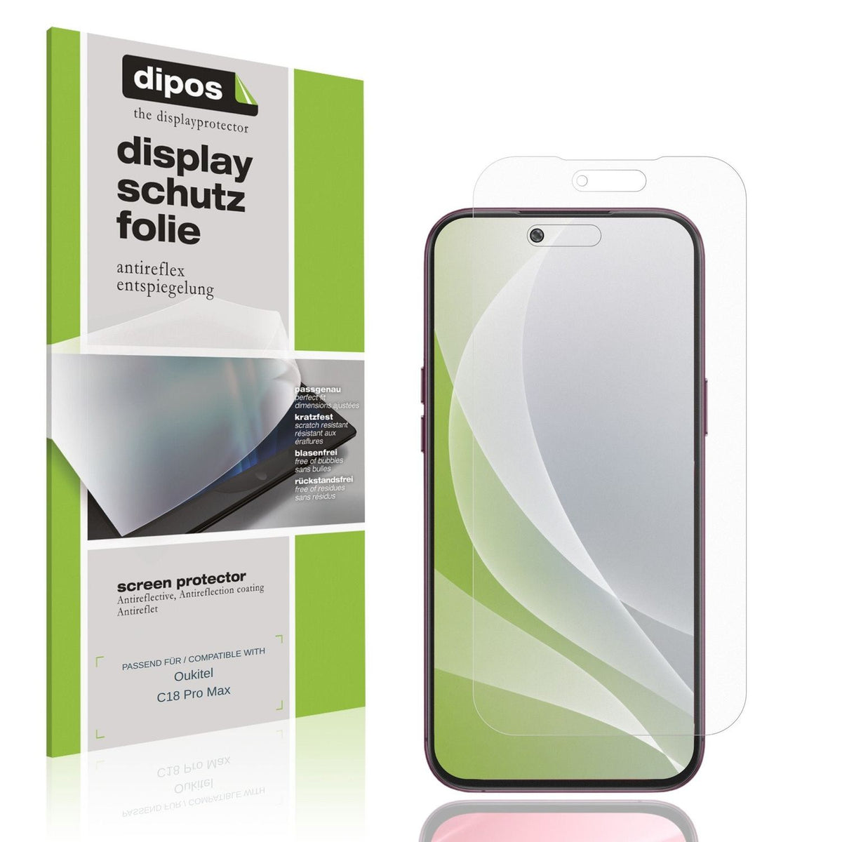 Displayschutz hergestellt in Deutschland, höchste Qualität made in Germany