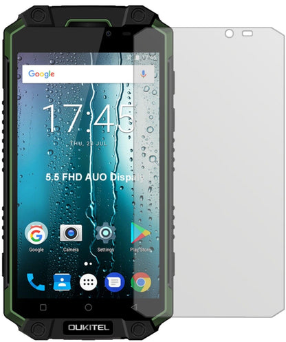 Matte Displayschutzfolie von dipos passend für Oukitel K10000 Max, präziser Zuschnitt und blasenfrei montiert