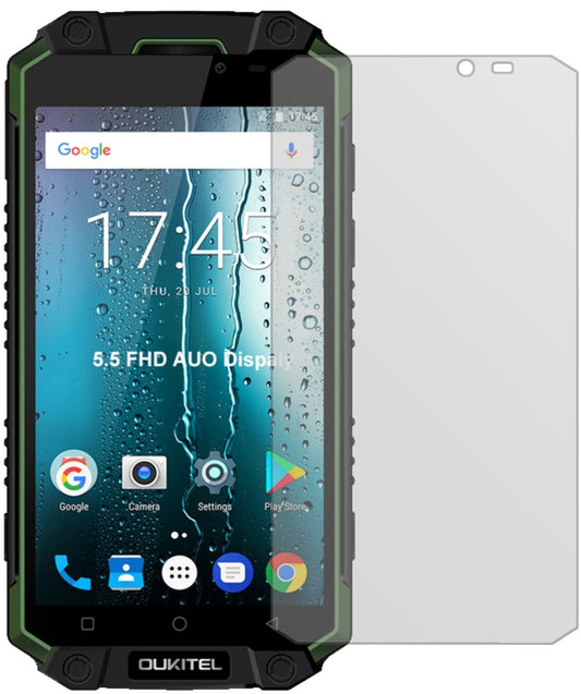 Matte Displayschutzfolie von dipos passend für Oukitel K10000 Max, präziser Zuschnitt und blasenfrei montiert