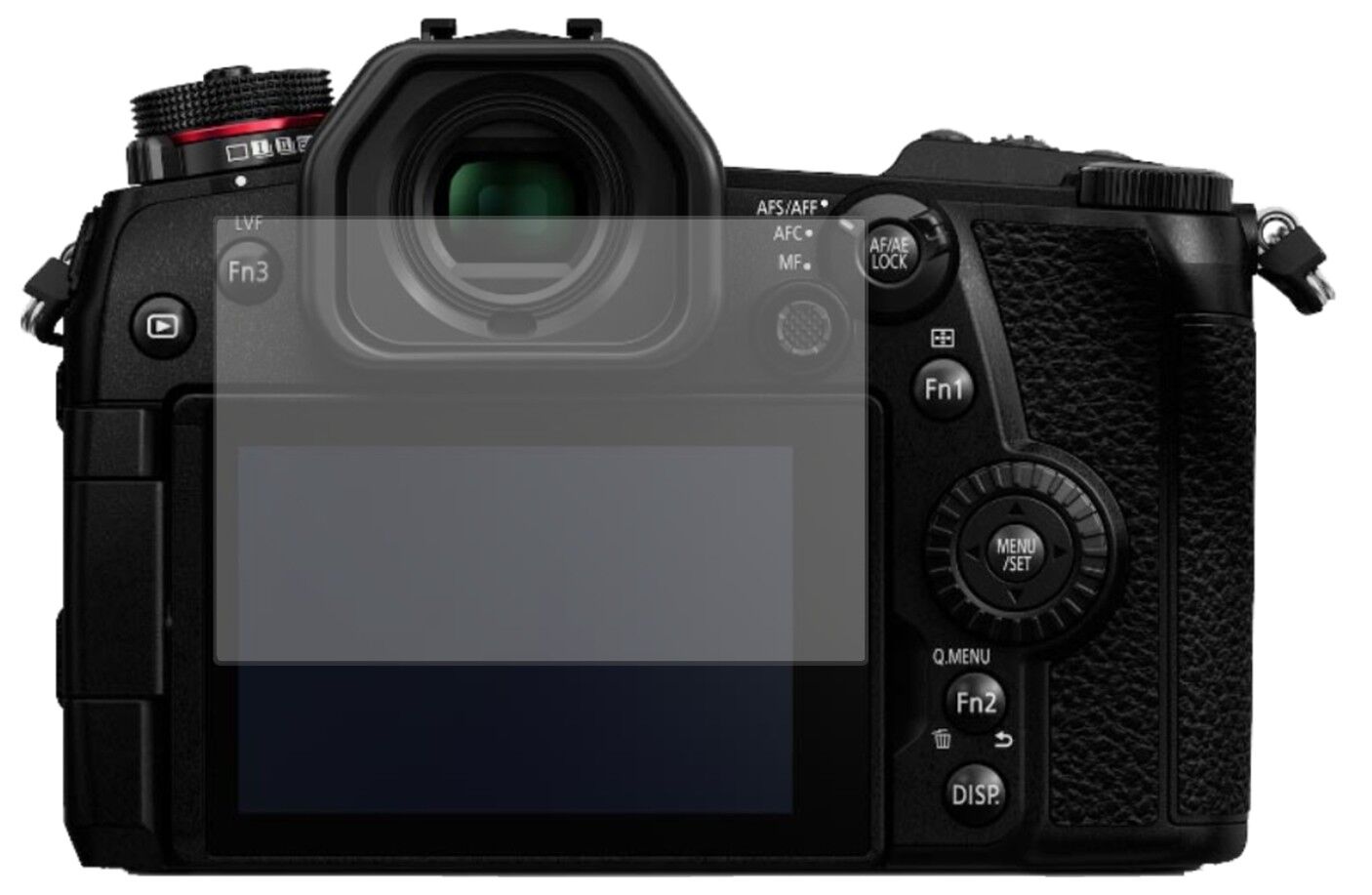 Matte Displayschutzfolie von dipos passend für Panasonic Lumix DC-G9, präziser Zuschnitt und blasenfrei montiert