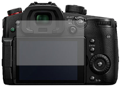 Matte Displayschutzfolie von dipos passend für Panasonic Lumix DC-GH5S, präziser Zuschnitt und blasenfrei montiert