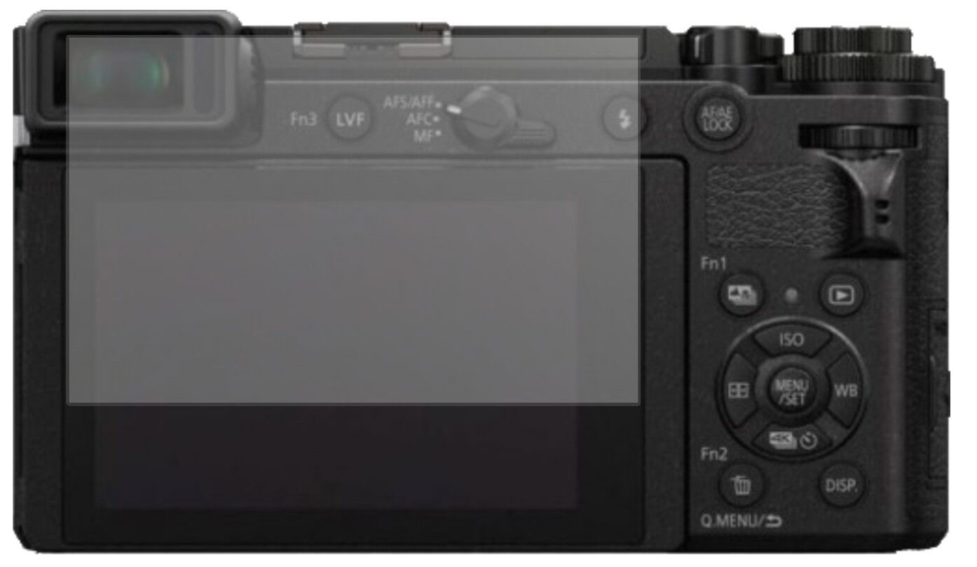 Matte Displayschutzfolie von dipos passend für Panasonic Lumix DC-GX9, präziser Zuschnitt und blasenfrei montiert