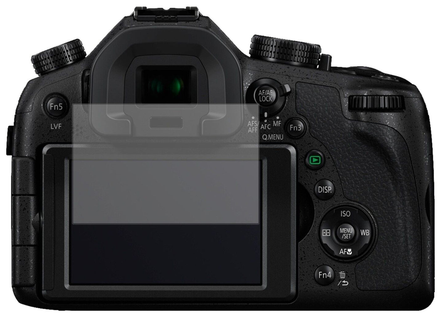 Matte Displayschutzfolie von dipos passend für Panasonic LUMIX DMC-FZ1000EG, präziser Zuschnitt und blasenfrei montiert