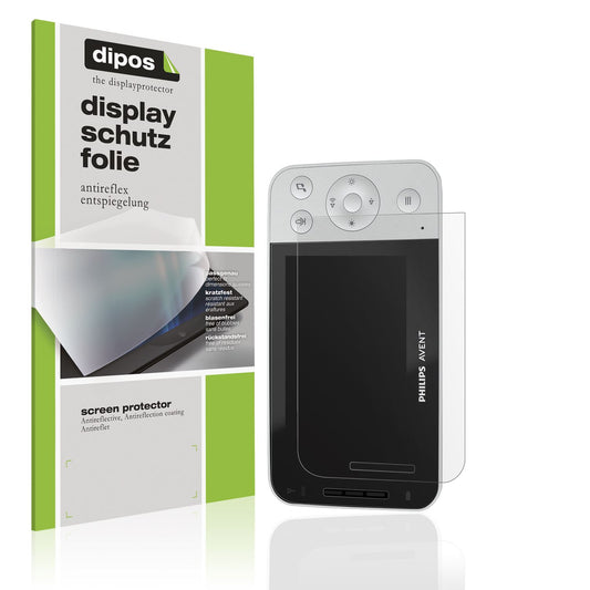 Matte Displayschutzfolie von dipos passend für Philips Avent Connected SCD923, präziser Zuschnitt und blasenfrei montiert