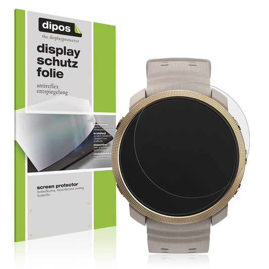 Matte Displayschutzfolie von dipos passend für Polar Vantage M3, präziser Zuschnitt und blasenfrei montiert