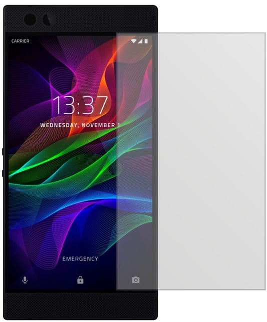 Matte Displayschutzfolie von dipos passend für Razer Phone, präziser Zuschnitt und blasenfrei montiert