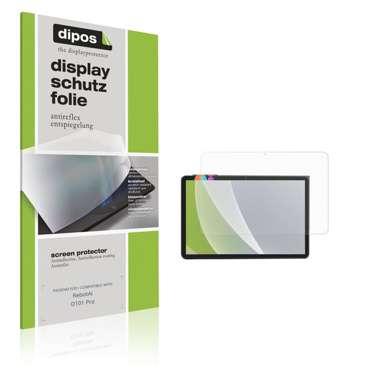 Matte Displayschutzfolie von dipos passend für RebotAi D101 Pro, präziser Zuschnitt und blasenfrei montiert