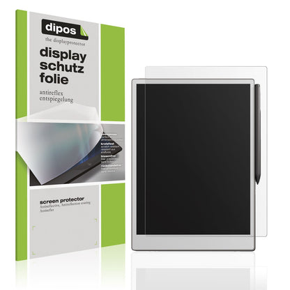 Matte Displayschutzfolie von dipos passend für Remarkable Paper Pro, präziser Zuschnitt und blasenfrei montiert