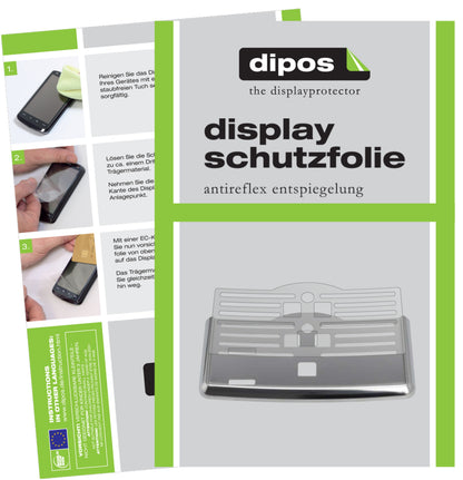 Matte Displayschutzfolie von dipos passend für SAECO PicoBaristo SM5560/10 Tropfblech, präziser Zuschnitt und blasenfrei montiert
