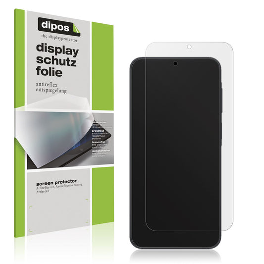 Matte Displayschutzfolie von dipos passend für Samsung Galaxy A17, präziser Zuschnitt und blasenfrei montiert