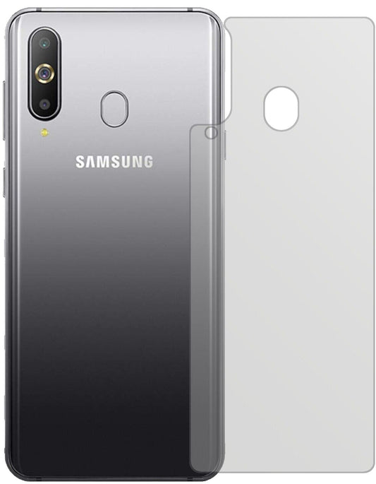 Matte Displayschutzfolie von dipos passend für Samsung Galaxy A8s Rückseite, präziser Zuschnitt und blasenfrei montiert