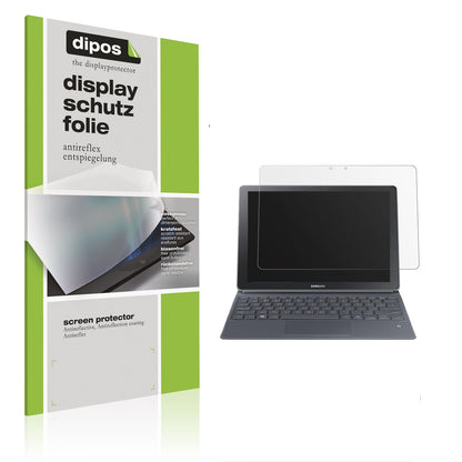 Matte Displayschutzfolie von dipos passend für Samsung Galaxy Book W720 12 Zoll, präziser Zuschnitt und blasenfrei montiert