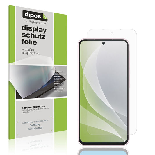 Matte Displayschutzfolie von dipos passend für Samsung Galaxy Jump5, präziser Zuschnitt und blasenfrei montiert
