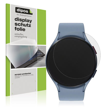 Matte Displayschutzfolie von dipos passend für Samsung Galaxy Watch 5 (44mm), präziser Zuschnitt und blasenfrei montiert