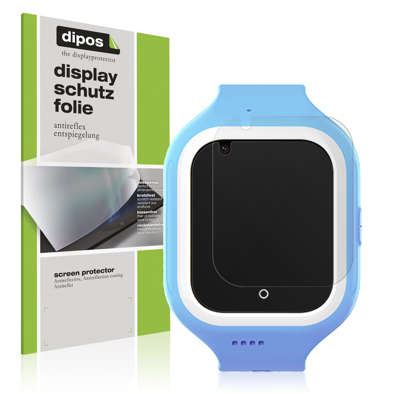 Matte Displayschutzfolie von dipos passend für SaveFamily Iconic Plus 2 4G, präziser Zuschnitt und blasenfrei montiert