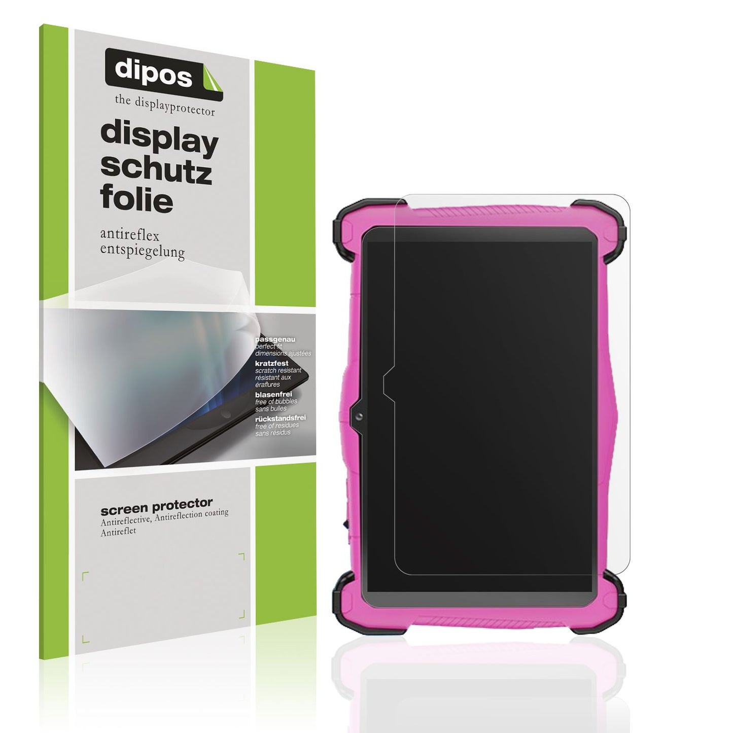 Matte Displayschutzfolie von dipos passend für Semeakoko 7 Zoll Kids Tablet, präziser Zuschnitt und blasenfrei montiert