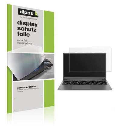 Matte Displayschutzfolie von dipos passend für SGIN 17 Zoll 8GB RAM, präziser Zuschnitt und blasenfrei montiert