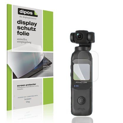 Matte Displayschutzfolie von dipos passend für Sicilaien Vlog, präziser Zuschnitt und blasenfrei montiert