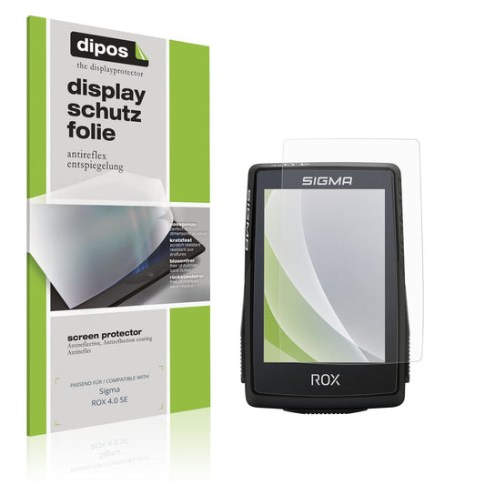 Matte Displayschutzfolie von dipos passend für Sigma ROX 4.0 SE, präziser Zuschnitt und blasenfrei montiert